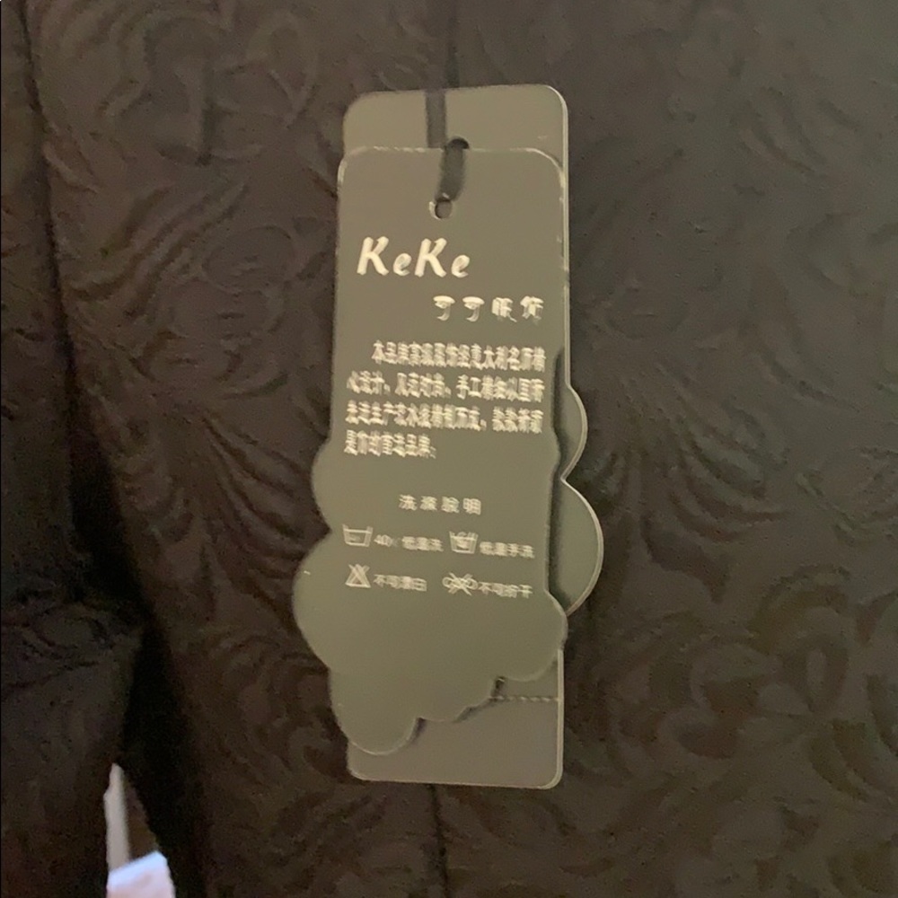 Beautiful Black KeKe Tapestry Dress mini
